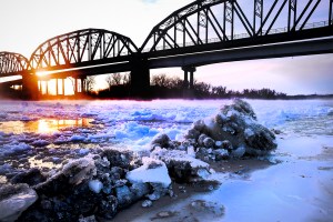 Missouri River from Optimist Park at Blair, NE