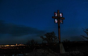cross at twilight